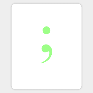 Semicolon Sticker